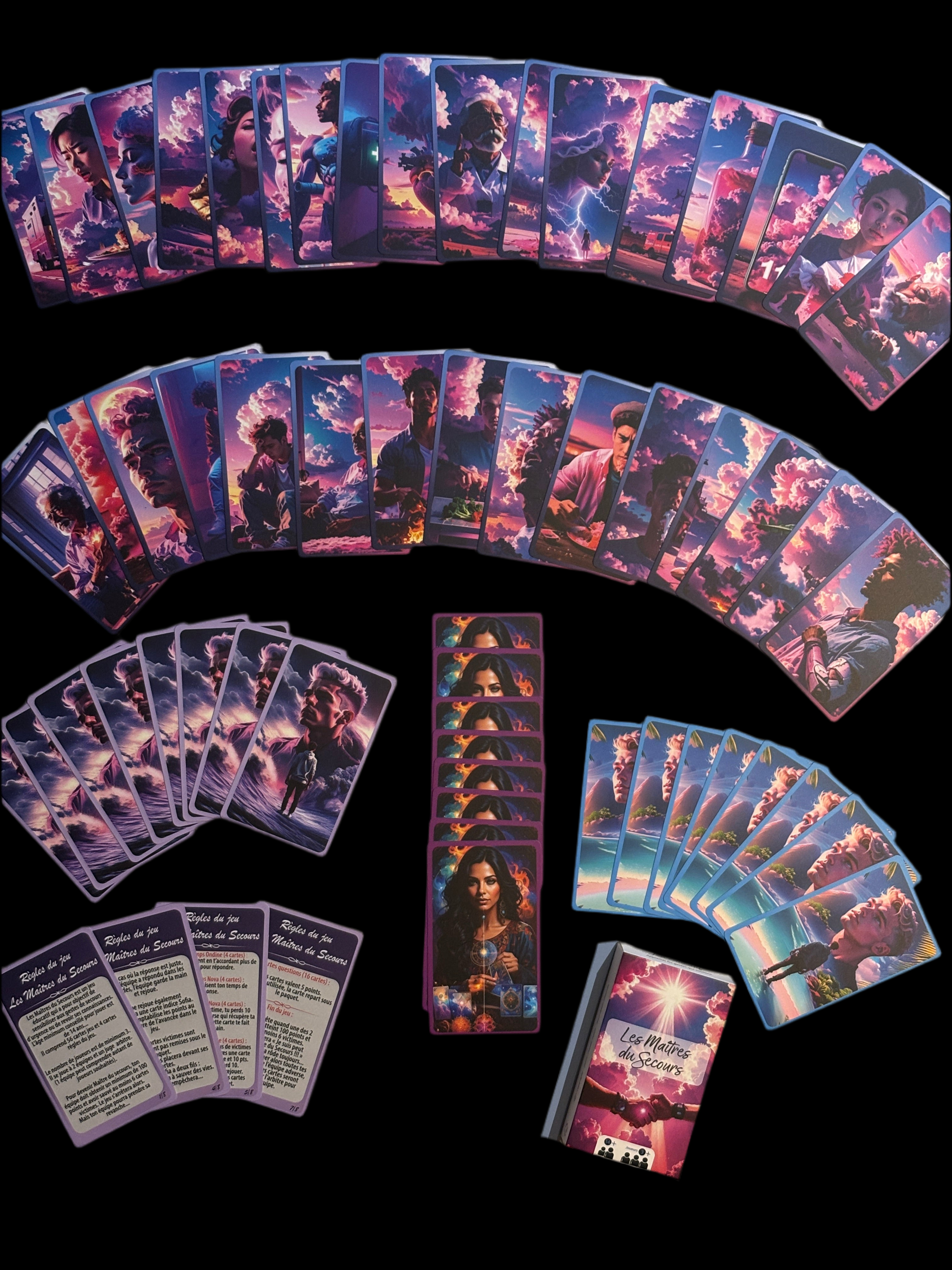 Les Maîtres du Secours - Jeu de cartes éducatif sur les gestes qui sauvent